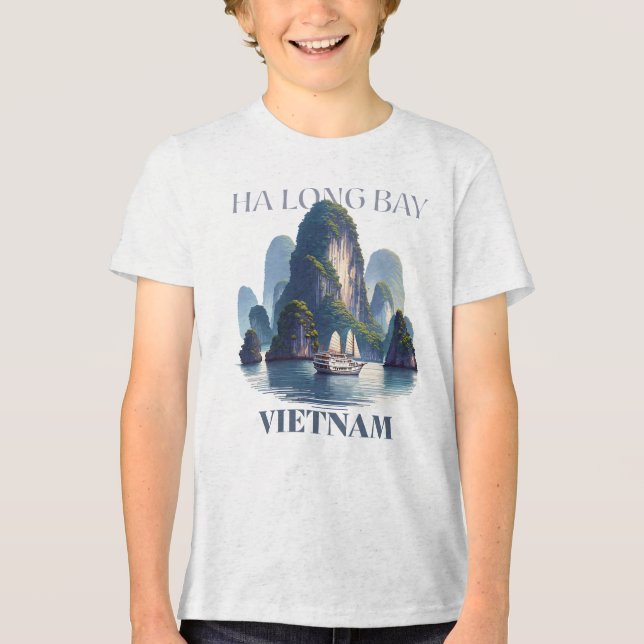 Camiseta Triblenda Ha Long Bay Vietnam (Anverso)