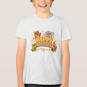 Camiseta Triblenda Hábitat Feliz – Solo Buenas Vibraciones