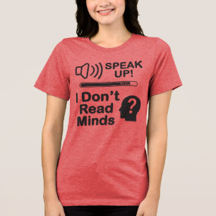Camiseta Triblenda Habla Claro – No Leo Mentes Comunicación Divertida