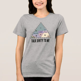 Camiseta Triblenda Háblame Sucio - Diagrama de Textura del Suelo