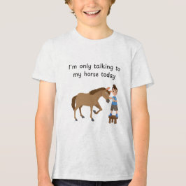 Camiseta Triblenda Hablando con el chico del caballo