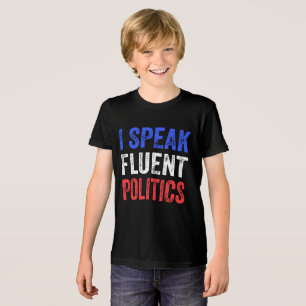 Camiseta Triblenda Hablo Política Fluida Divertida Política Divertida