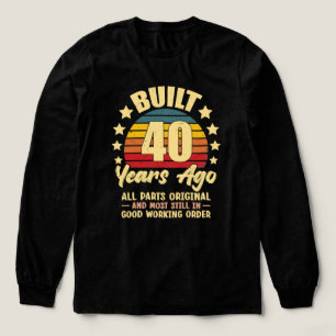 Camiseta Triblenda Hace 40 Años Todas las Piezas Originales 40 Cumple