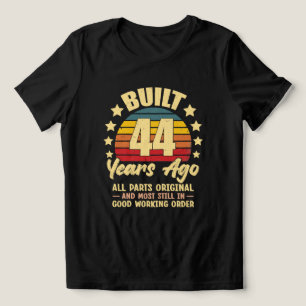 Camiseta Triblenda Hace 44 Años Todas las Piezas Originales Cumpleaño