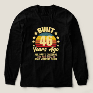 Camiseta Triblenda Hace 46 Años Todas las Piezas Originales Cumpleaño