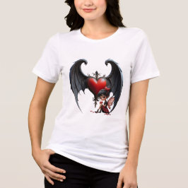 Camiseta Triblenda Hada del Día de San Valentín de Luna de Sangre