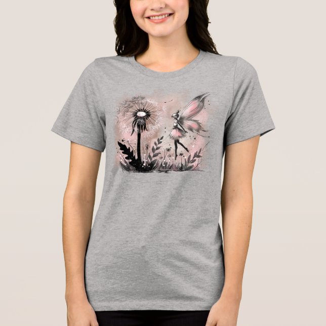 Camiseta Triblenda Hada del diente de león (Anverso)