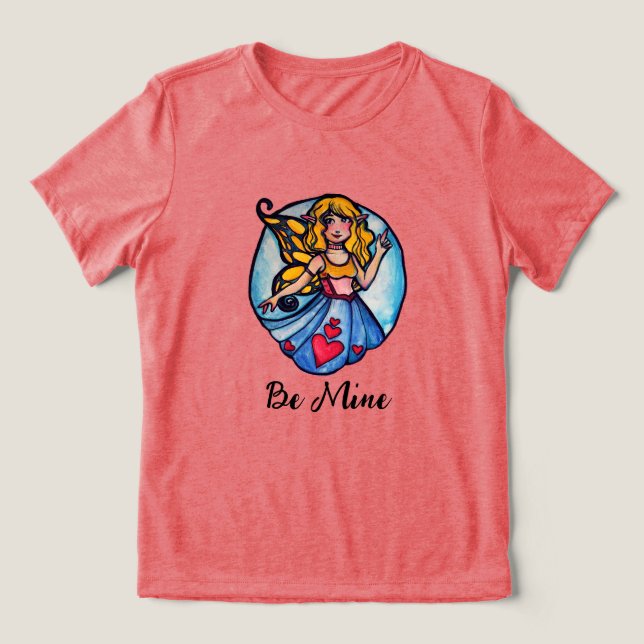 Camiseta Triblenda Hadas del corazón (Diseño delantero )