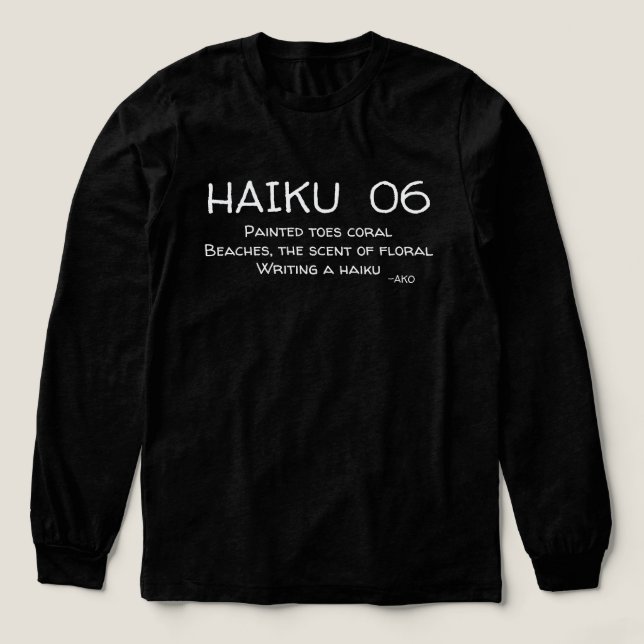 CAMISETA TRIBLENDA HAIKU 06 (Diseño traserp)