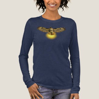 Camiseta Triblenda Halcón de Cola Roja volando hacia el sol