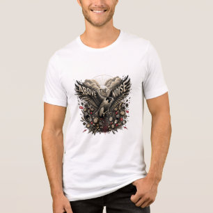 Camiseta Triblenda Halcón por encima del ruido: águila gótica poderos