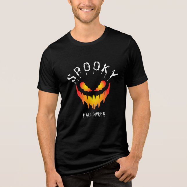 CAMISETA TRIBLENDA HALLOWEEN (Anverso)