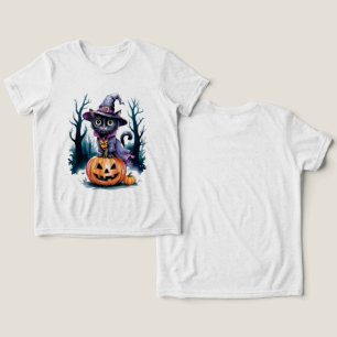 Camiseta Triblenda Halloween Black Cat Cuece Witch