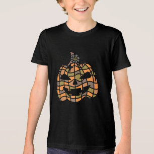 Camiseta Triblenda Halloween,Calabaza de Cara,Diviértete ,Jack O' Lan