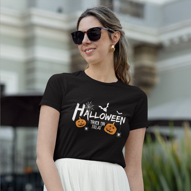 Camiseta Triblenda Halloween clásico: Truco o truco (Subido por el creador)