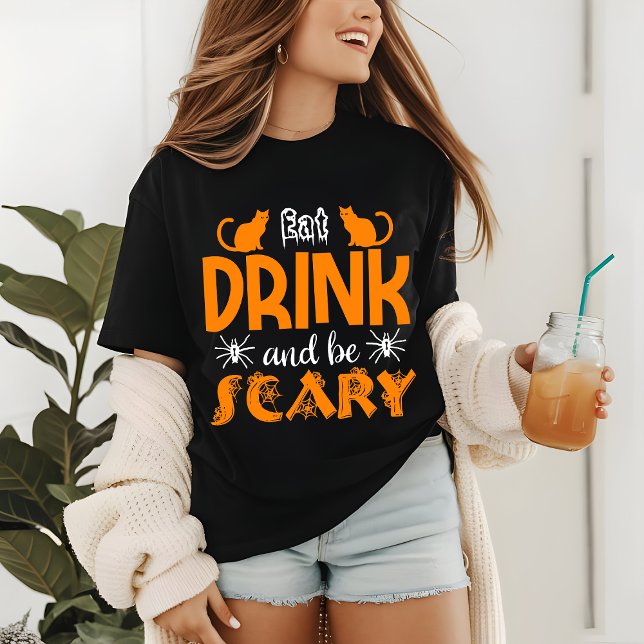 Camiseta Triblenda Halloween Come Bebida Y Da Miedo A La Novedad (Subido por el creador)