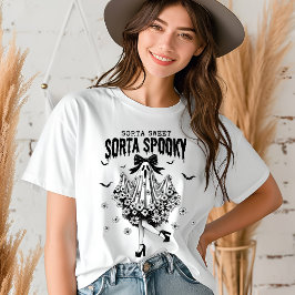 Camiseta Triblenda Halloween Coquette Funny Spooky Ghost