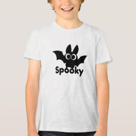 Camiseta Triblenda Halloween de Black Bat espeluznante te personaliza