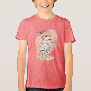 Camiseta Triblenda Halloween de la marca de agua Mummy Hamster