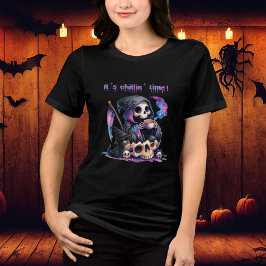 Camiseta Triblenda Halloween de moda de moda de moda es un momento ch