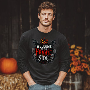 Camiseta Triblenda Halloween del lado del miedo