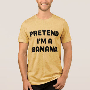 Camiseta Triblenda Halloween divertido - Finge que soy un plátano