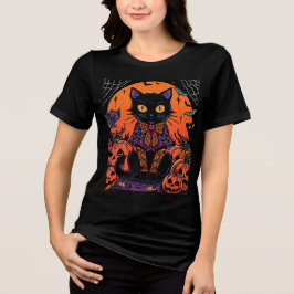 Camiseta Triblenda Halloween,El Merodeador del Parche de Calabazas,Ga