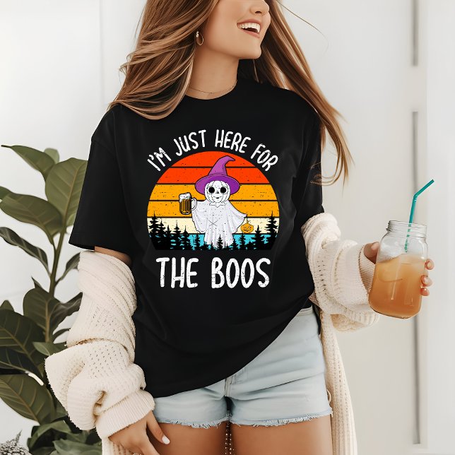 Camiseta Triblenda Halloween estoy aquí por el fantasma del Boos (Subido por el creador)