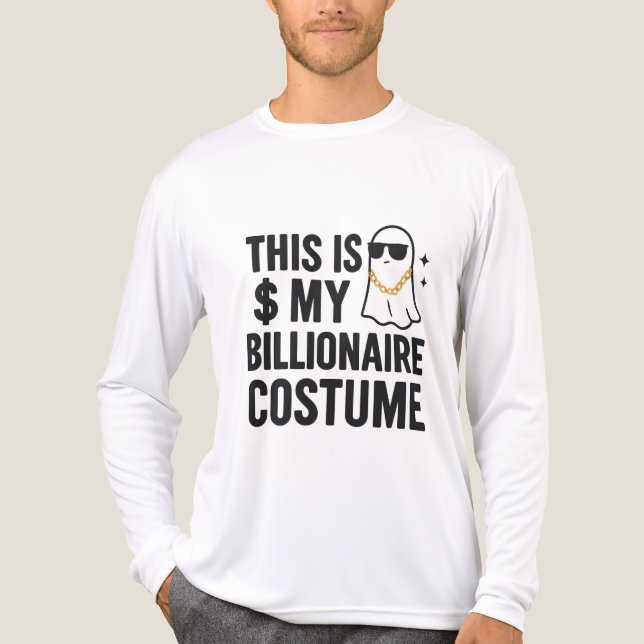 Camiseta Triblenda Halloween Fantasma Multimillonario Viral 2025 (Anverso )