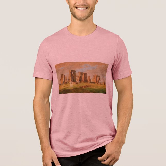 Camiseta Triblenda Halloween Ghosts At Glastonbury Painting Design (Anverso)
