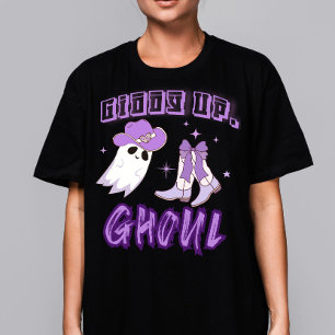 Camiseta Triblenda Halloween "Giddy Up Ghoul" occidental