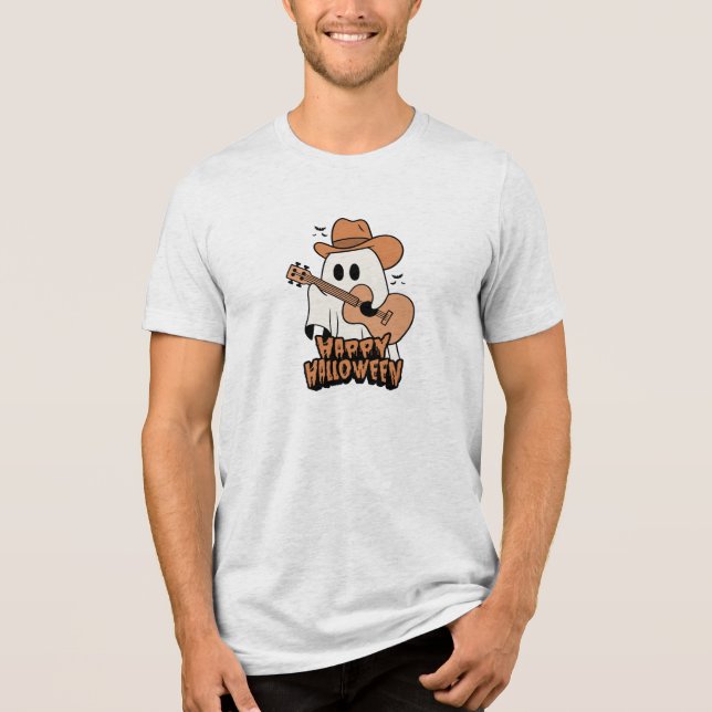 Camiseta Triblenda Halloween | Guitarra De Fantasma | Halloween 2024 (Anverso)