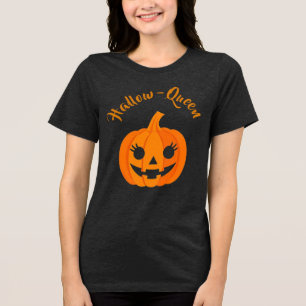 Camiseta Triblenda Halloween Hallow-Queen Jack-O-Lantern Personalizad
