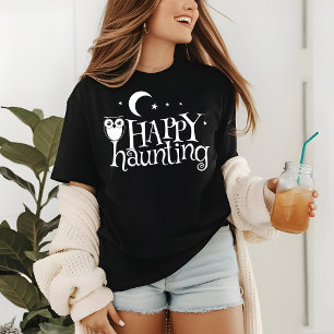 Camiseta Triblenda Halloween Happy Haunting Starry Night
