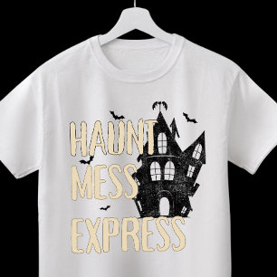 Camiseta Triblenda Halloween "Haunt Mess Express", personalizado