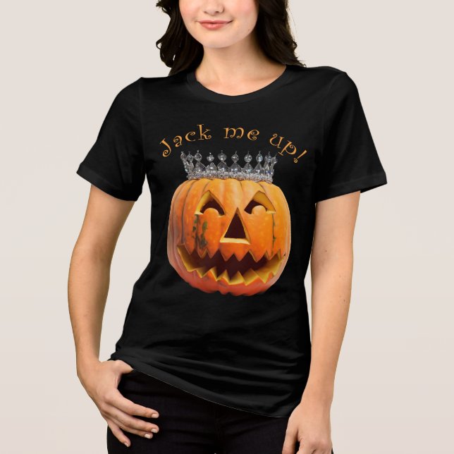 Camiseta Triblenda Halloween "Jack Me Up" (Anverso)