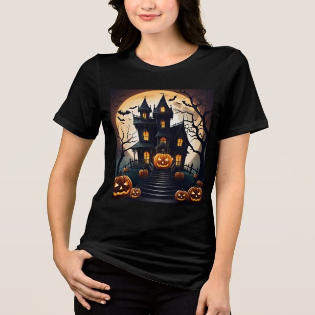 Camiseta Triblenda Halloween Nocturno (Anverso)