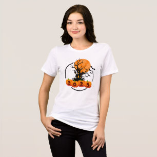 Camiseta Triblenda Halloween para la cara de la Calabaza
