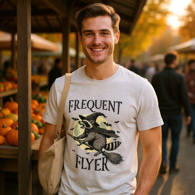 Camiseta Triblenda Halloween Raccoon Wizard Funny Modern (Subido por el creador)