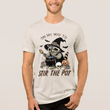 Halloween Raccoon Wizard Funny Modern