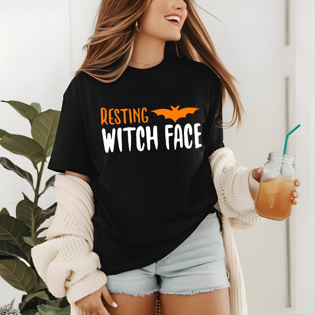 Camiseta Triblenda Halloween Resting Witch Face Modern (Subido por el creador)