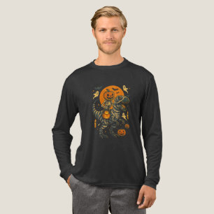 Camiseta Triblenda Halloween Skeleton Dino - Moonlight Mummy T-Rex