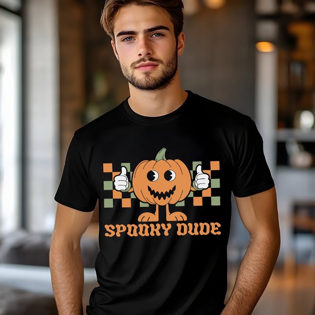 Camiseta Triblenda Halloween Spooky Dude Pumpkin (Subido por el creador)