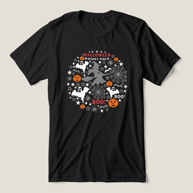 Camiseta Triblenda Halloween Spooky Time (Diseño delantero )