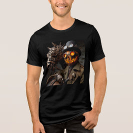 Camiseta Triblenda Halloween Steampunk Jack-O-Lantern Horseman