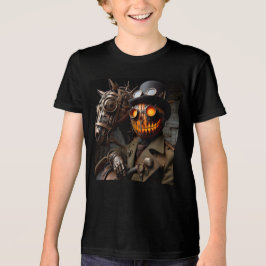 Camiseta Triblenda Halloween Steampunk Jack-O-Lantern Horseman