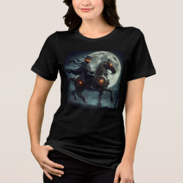 Camiseta Triblenda Halloween Steampunk Jinete sin Cabeza