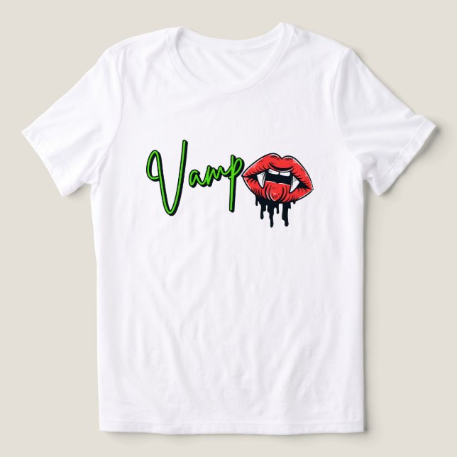 Camiseta Triblenda Halloween Vamp Shirt for Ladies (Diseño delantero )