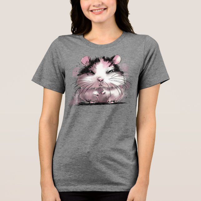 Camiseta Triblenda Hámster gruñón (Anverso)