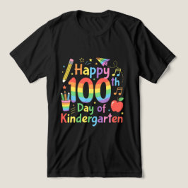 Camiseta Triblenda Happy 100th Day of Kindergarten